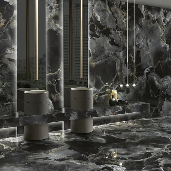 Elite Design Studio - 600x1200mm Tagina - Onice Reale Black Diamond