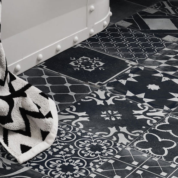 205x205mm Xclusive Ceramica - Re Style Mix Black
