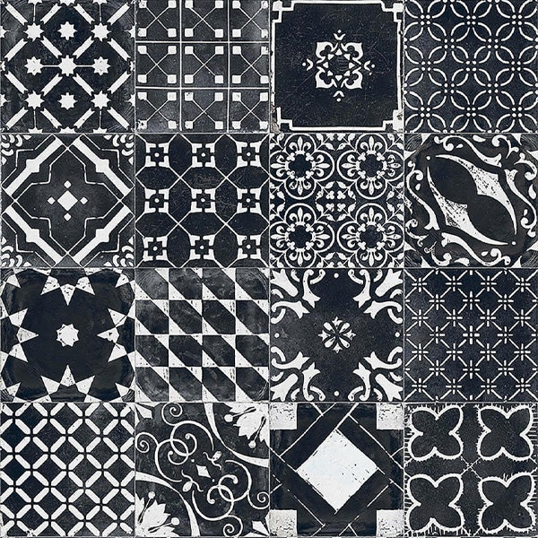 205x205mm Xclusive Ceramica - Re Style Mix Black
