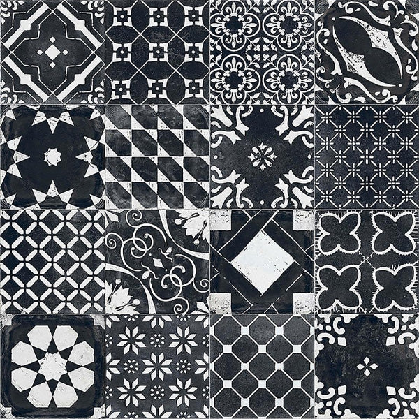 205x205mm Xclusive Ceramica - Re Style Mix Black