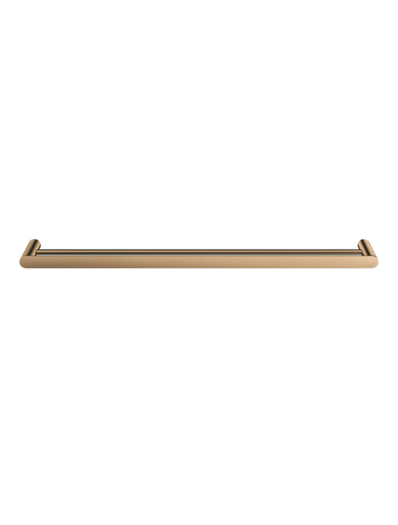 Meir Curvaé Double Towel Rail 800mm Lustre Bronze