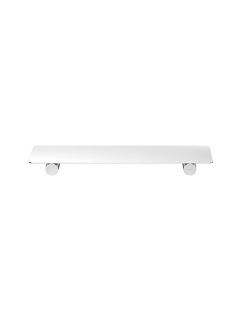 Meir Curvaé Shower Shelf 400mm Polished Chrome