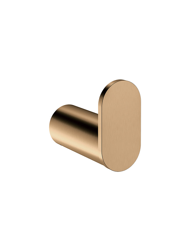 Meir Curvaé Single Robe Hook Lustre Bronze
