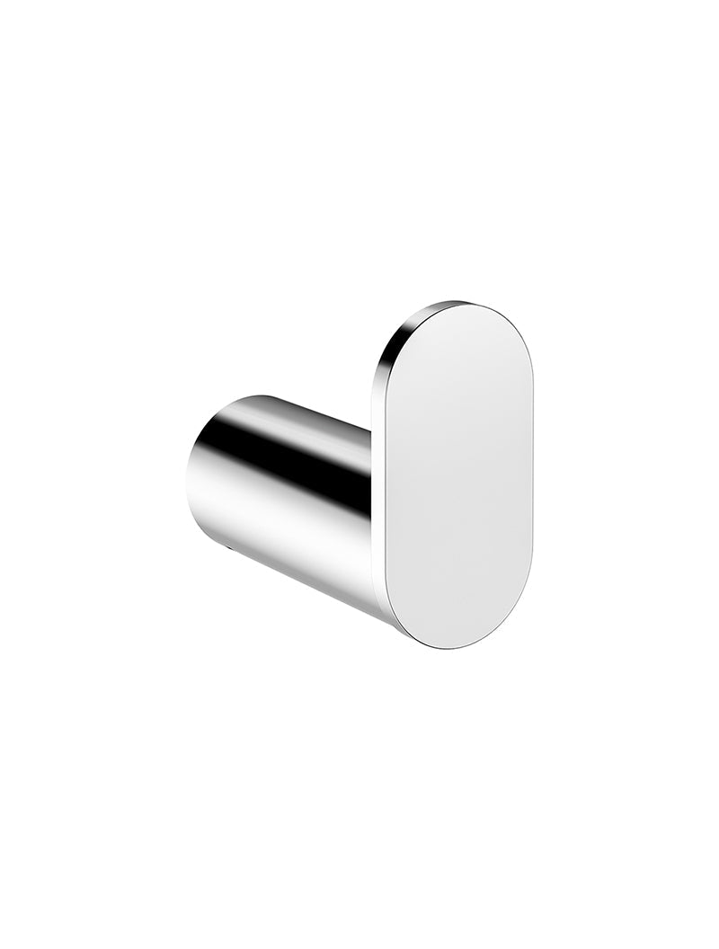 Meir Curvaé Single Robe Hook Polished Chrome