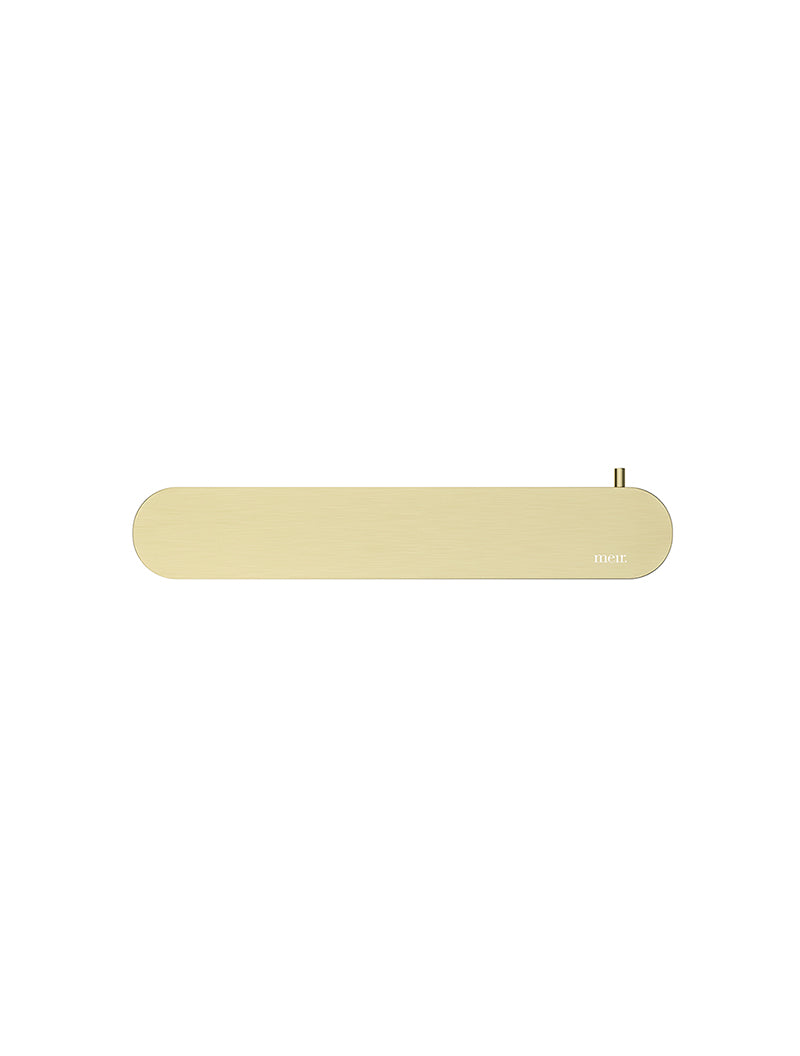 Meir Curvaé Toilet Roll Holder PVD Tiger Bronze