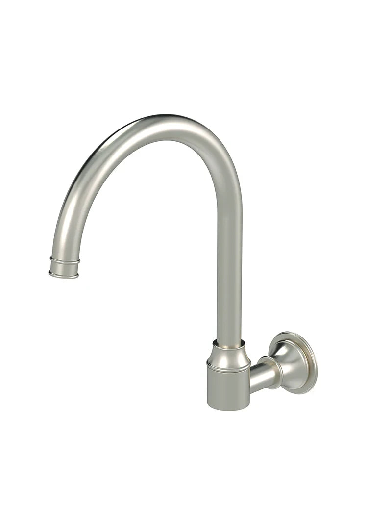 Meir Harrington Wall Mount Swivel Spout PVD Brushed Nickel