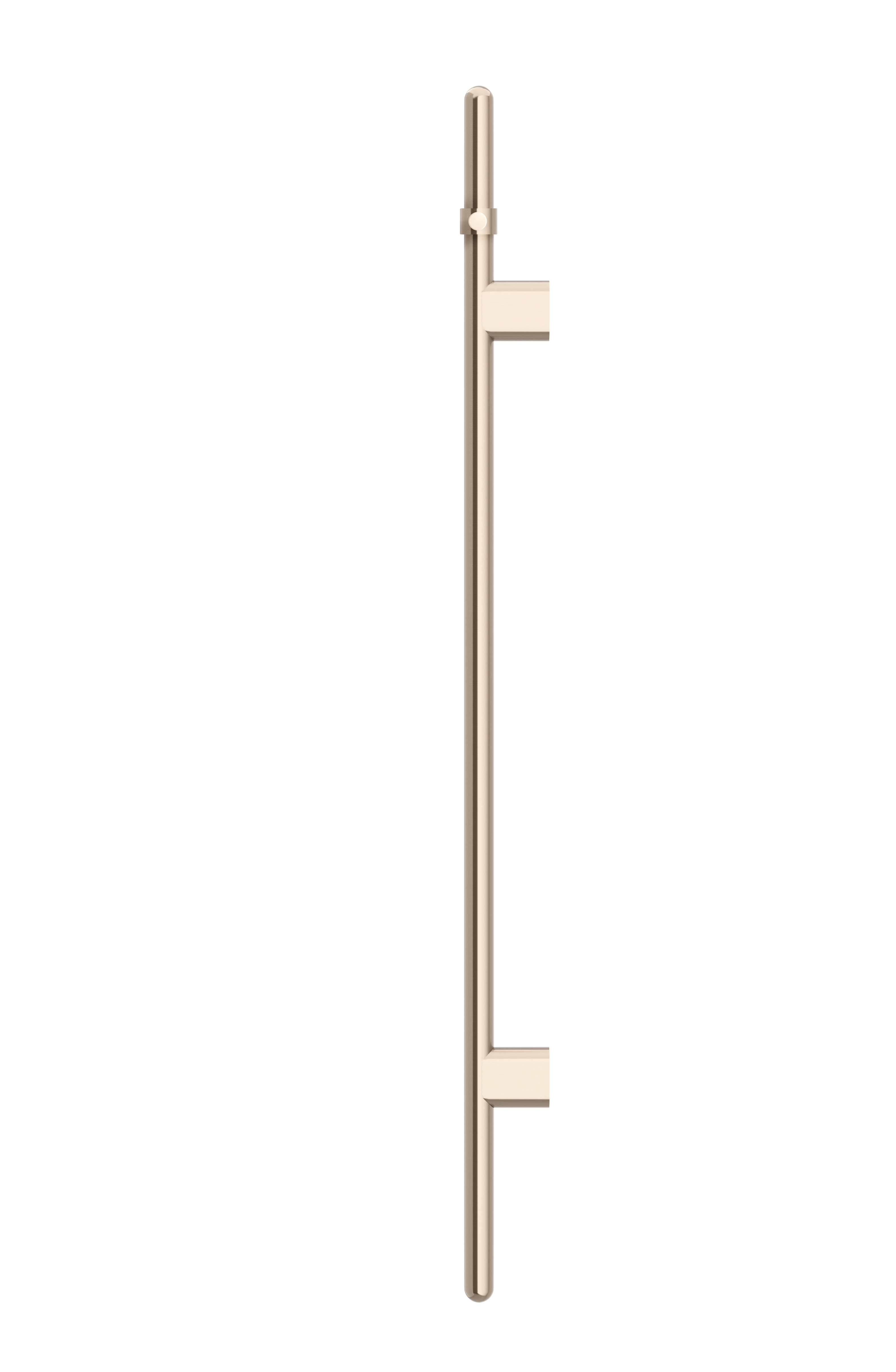 Meir Heated Vertical Towel Rail Champagne