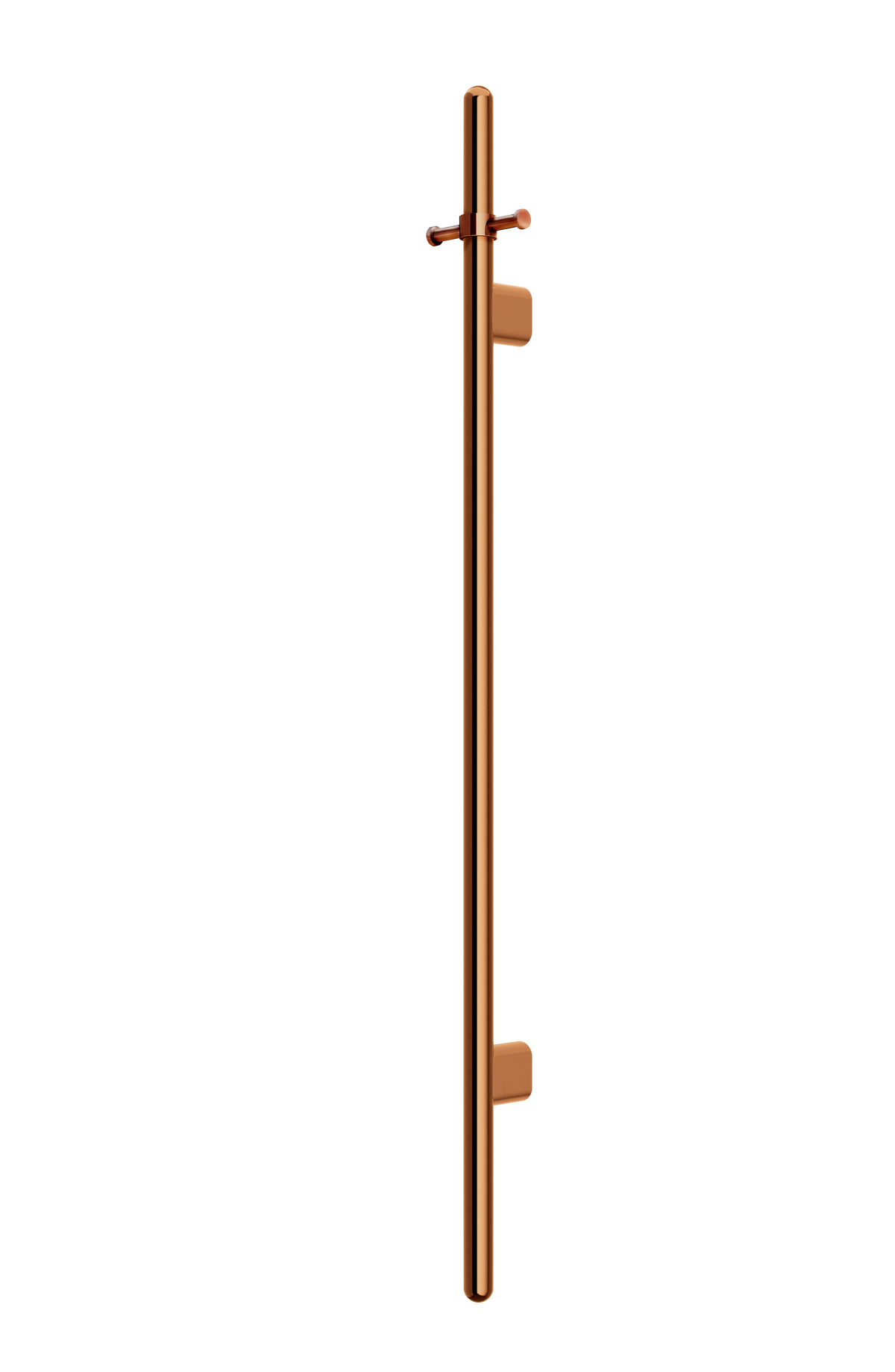Meir Heated Vertical Towel Rail Lustre Bronze