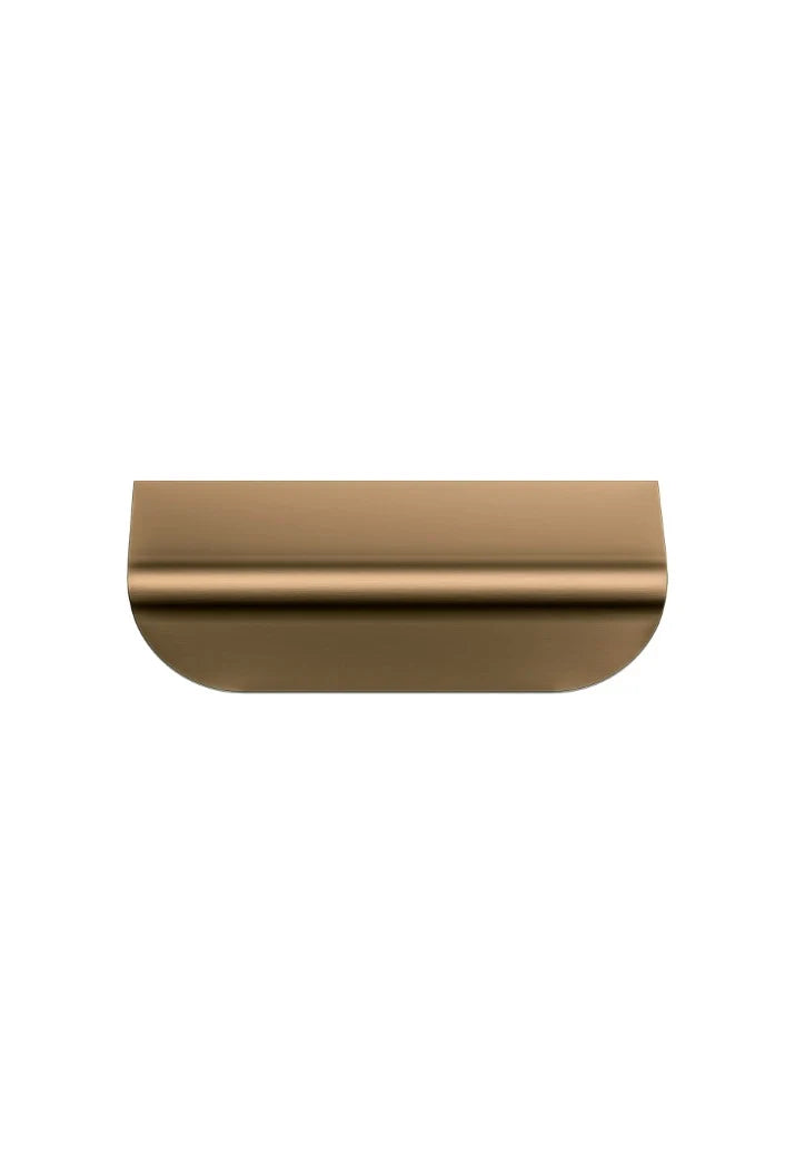 Meir Öppen Edge-Pull 75mm Cabinet Handle Lustre Bronze