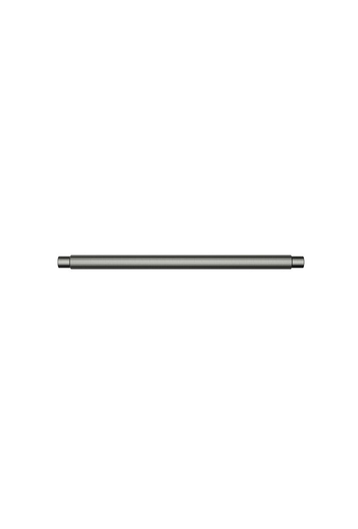 Meir Öppen Round Pull 200mm Cabinet Handle Linear Knurled Shadow Gunmetal