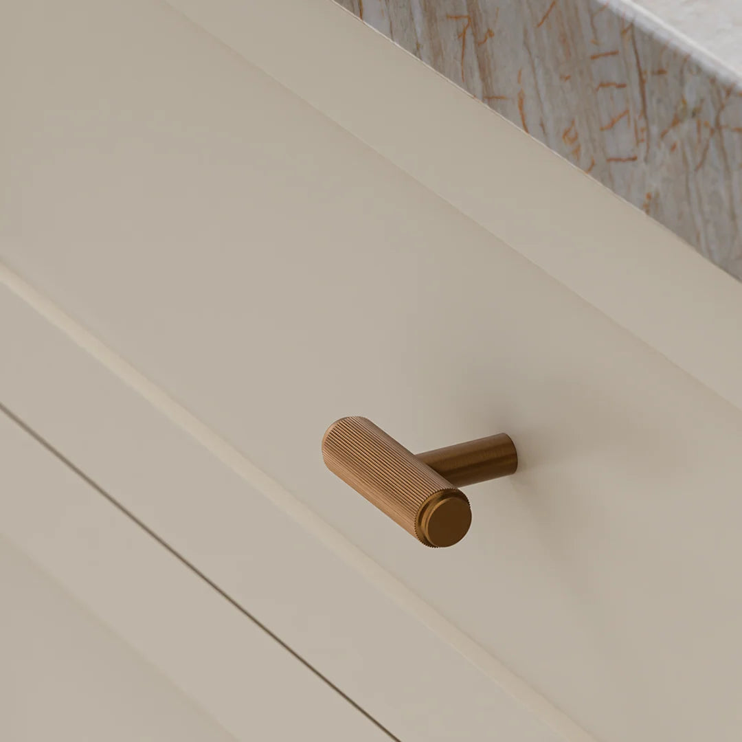 Meir Öppen T-Pull Cabinet Handle Lustre Bronze