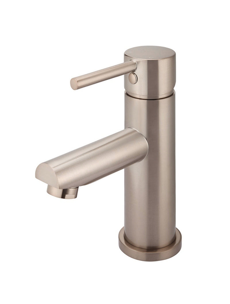 Meir Round Basin Mixer Champagne