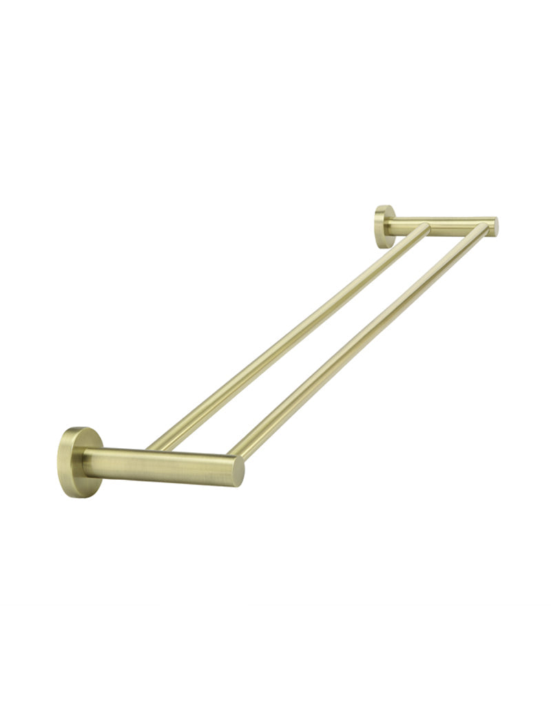 Meir Round Double Towel Rail 600mm PVD Tiger Bronze