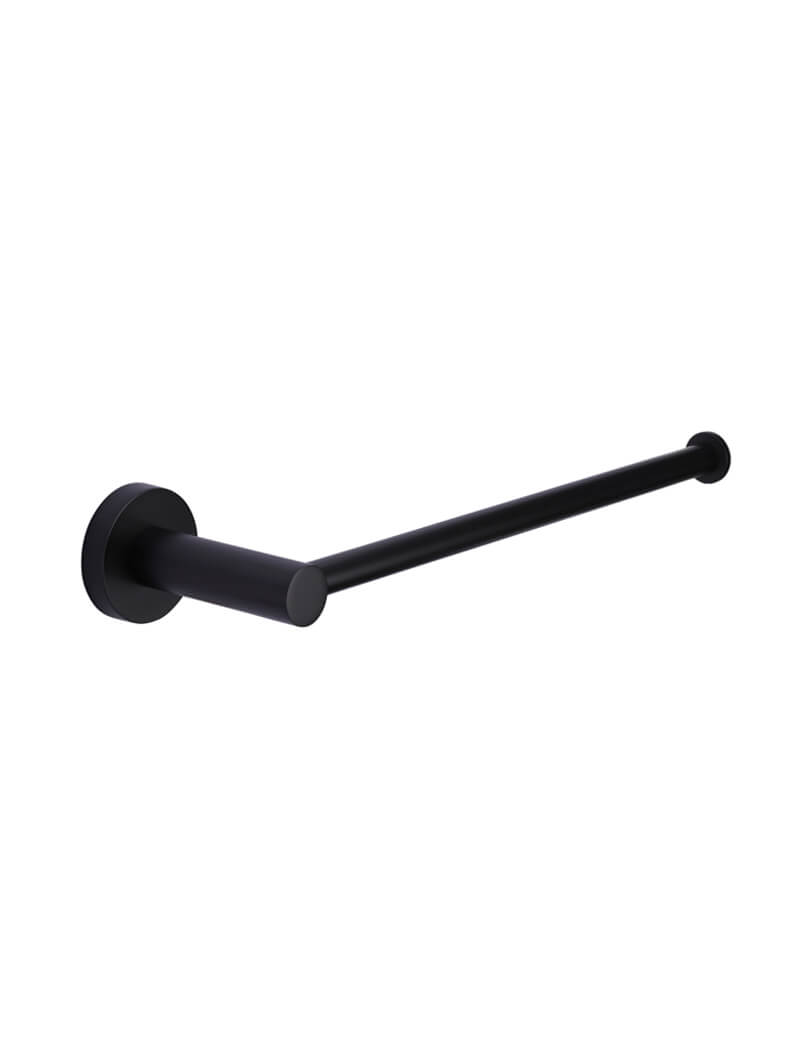 Meir Round Guest Towel Rail Matte Black