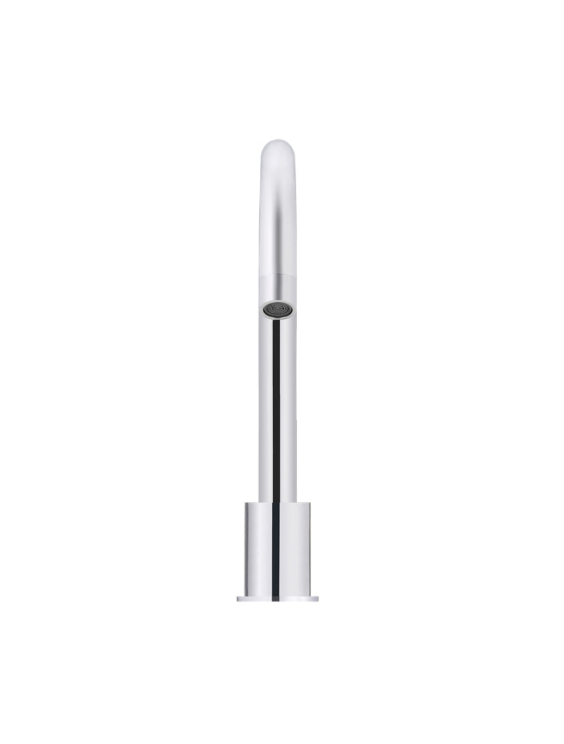 Meir Round Hob Mounted Swivel Spout Polished Chrome