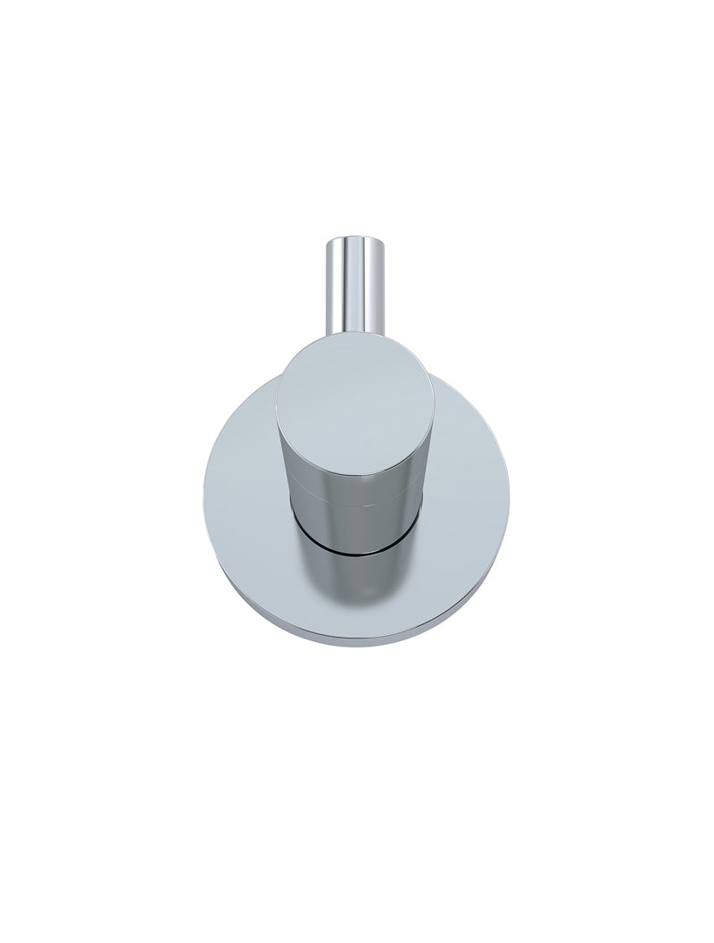 Meir Round Robe Hook Polished Chrome