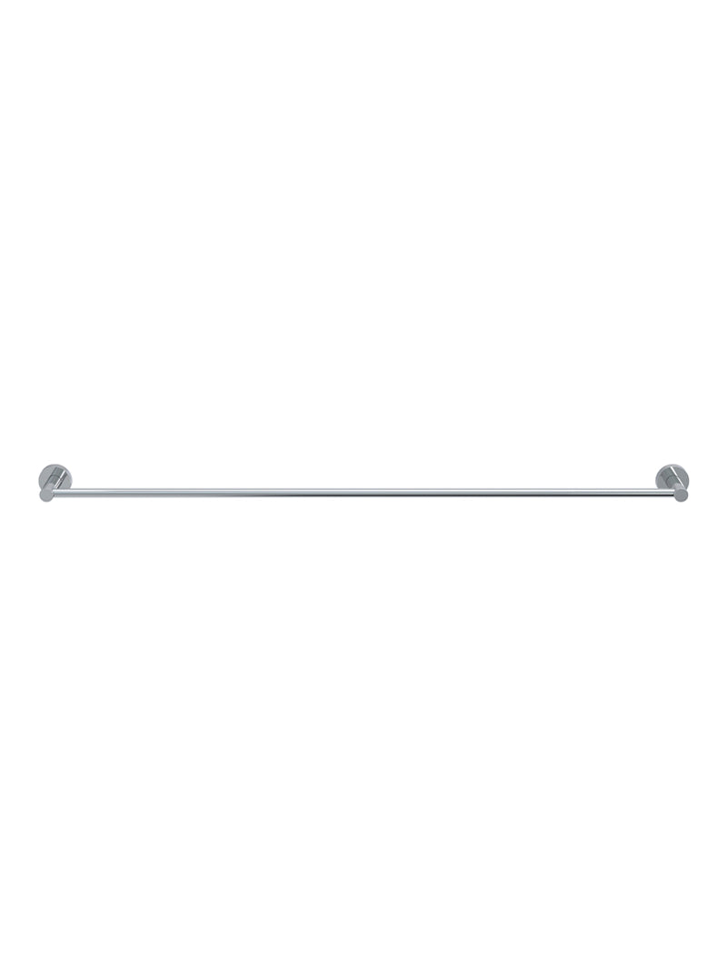 Meir Round Single Towel Rail Polished Chrome