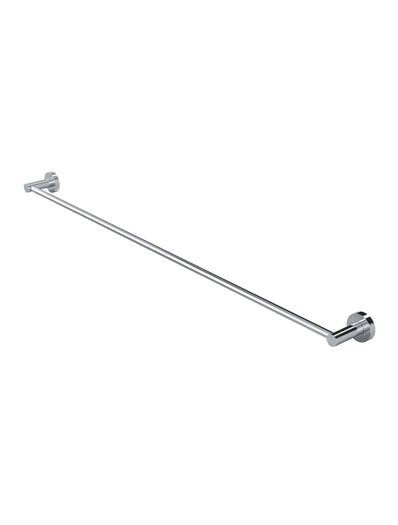 Meir Round Single Towel Rail Polished Chrome