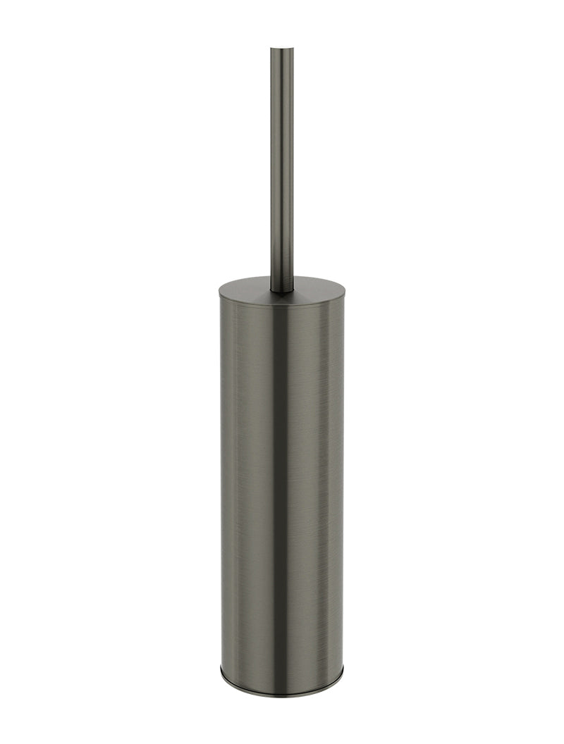 Meir Round Toilet Brush & Holder Shadow Gunmetal