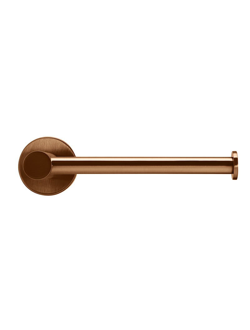 Meir Round Toilet Roll Holder Lustre Bronze
