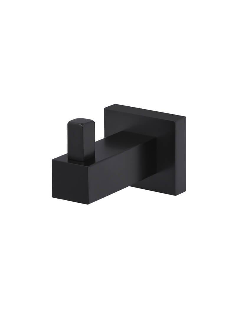 Meir Square Robe Hook Matte Black