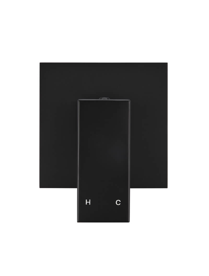 Meir Square Wall Mixer Matte Black