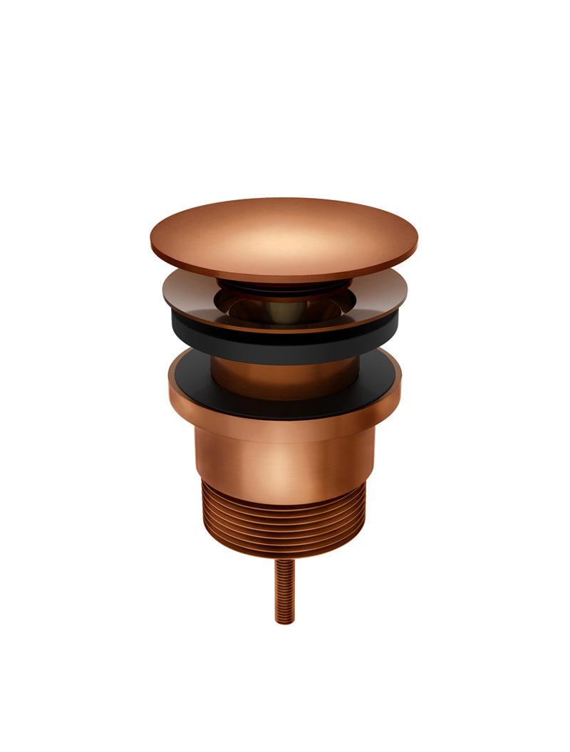 Meir Universal All-in-One Pop Up Waste Basin & Bath Lustre Bronze