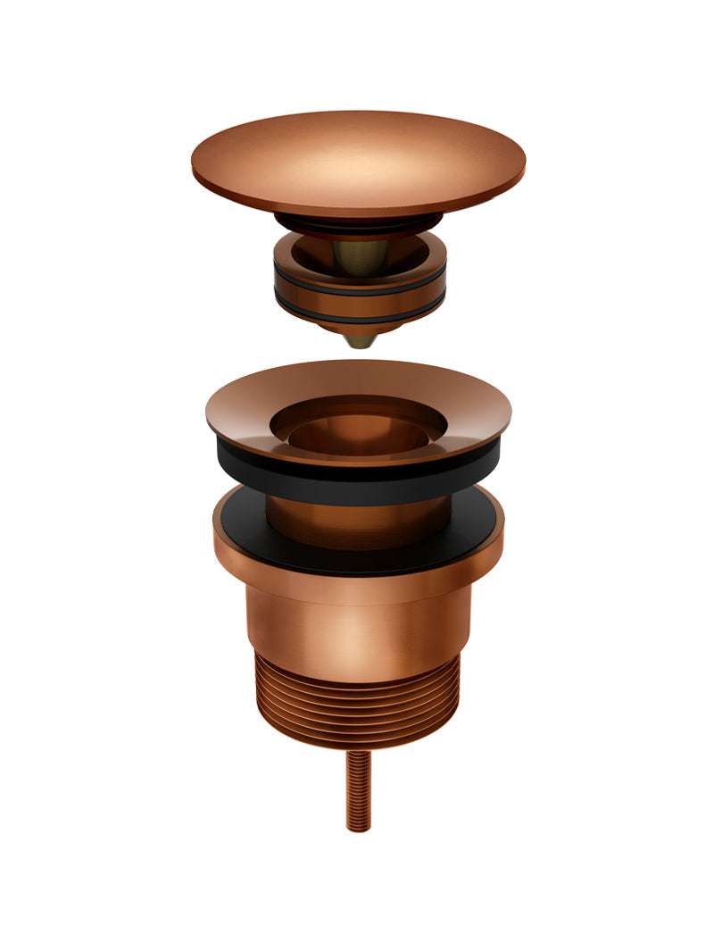 Meir Universal All-in-One Pop Up Waste Basin & Bath Lustre Bronze