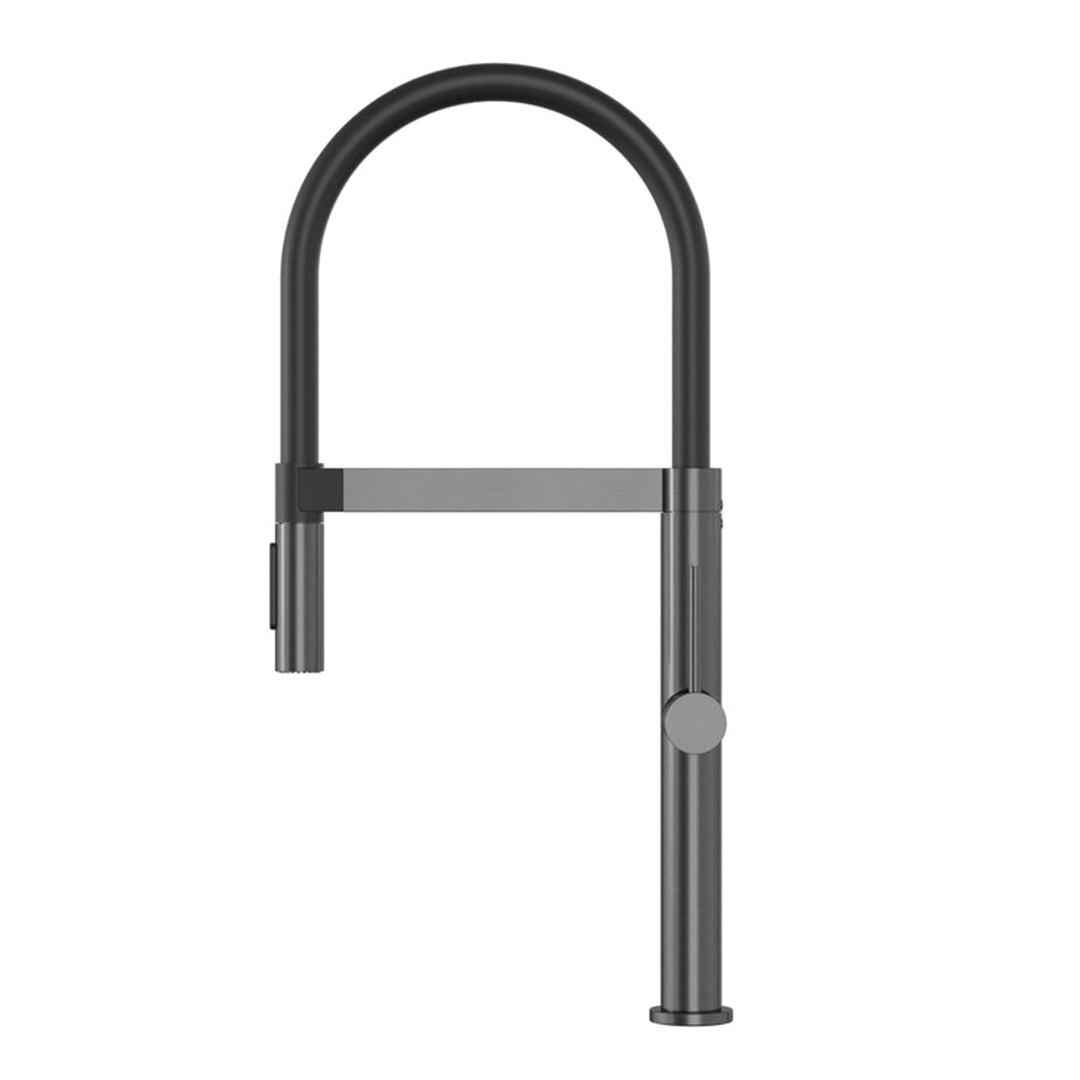 Elite Design Studio - Meir Pull Down Kitchen Mixer Tap with Magnetic Dock Shadow Gunmetal
