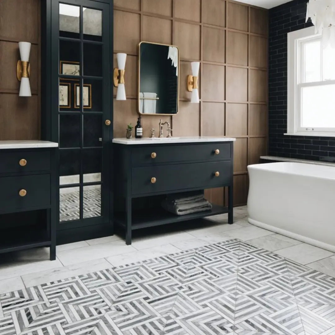 Elite Design Studio -  EDS - Chicago Maze Stone Mosaic