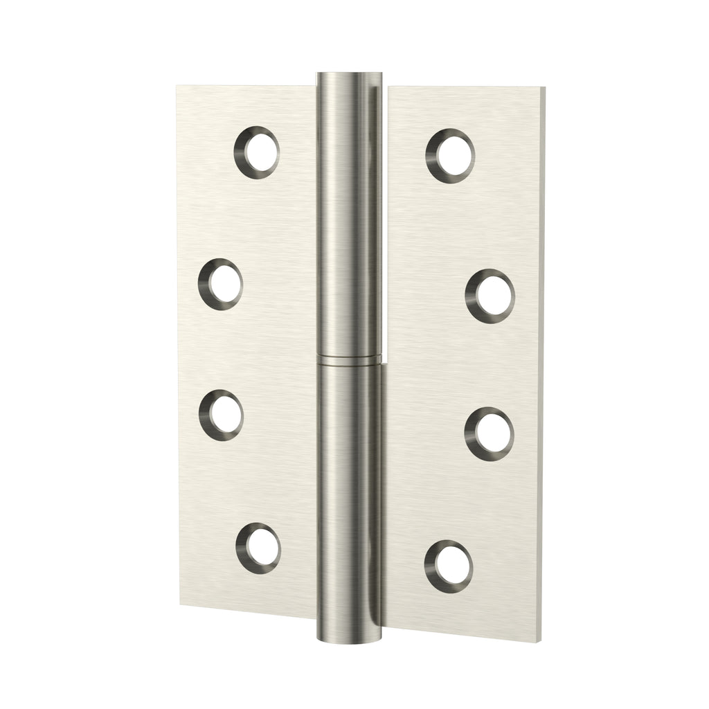 Brushed Nickel Lift-Off Door Hinge Left Side