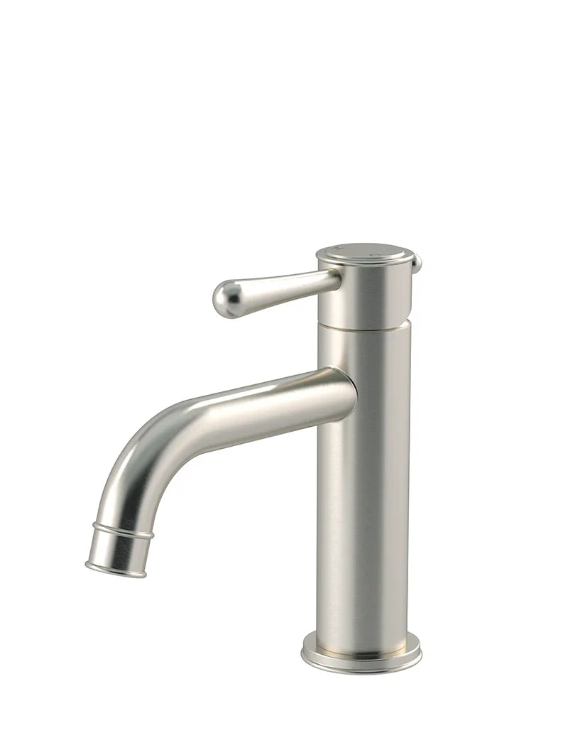 Meir Harrington Short Basin Mixer in Brushed Nickel
