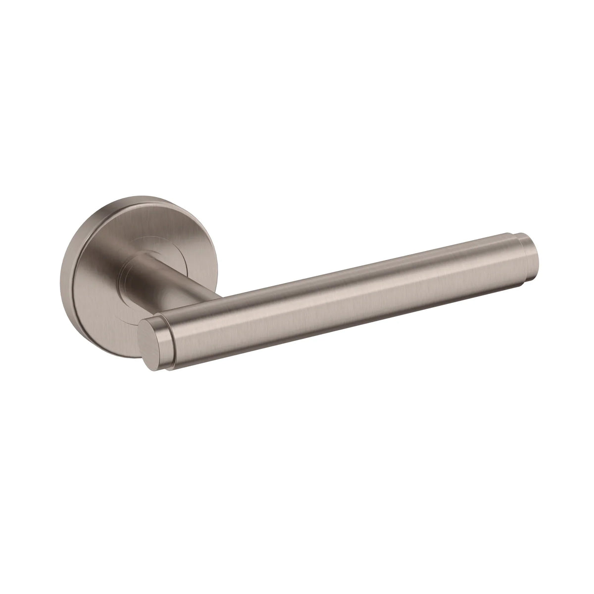 Brushed Nickel Öppen Brushed Lever Door Handle Passage