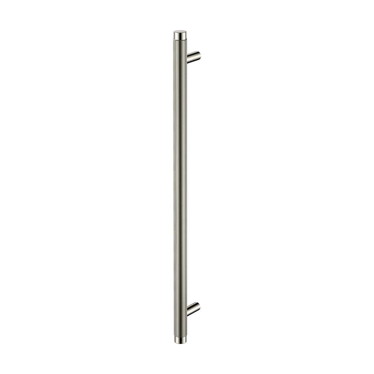 Brushed Nickel Öppen Linear Knurled Appliance Pull Handle