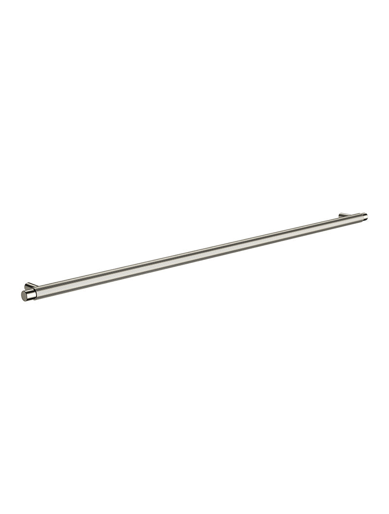 Meir Öppen Round Pull 520mm Cabinet Handle (Linear Knurled) in Brushed Nickel