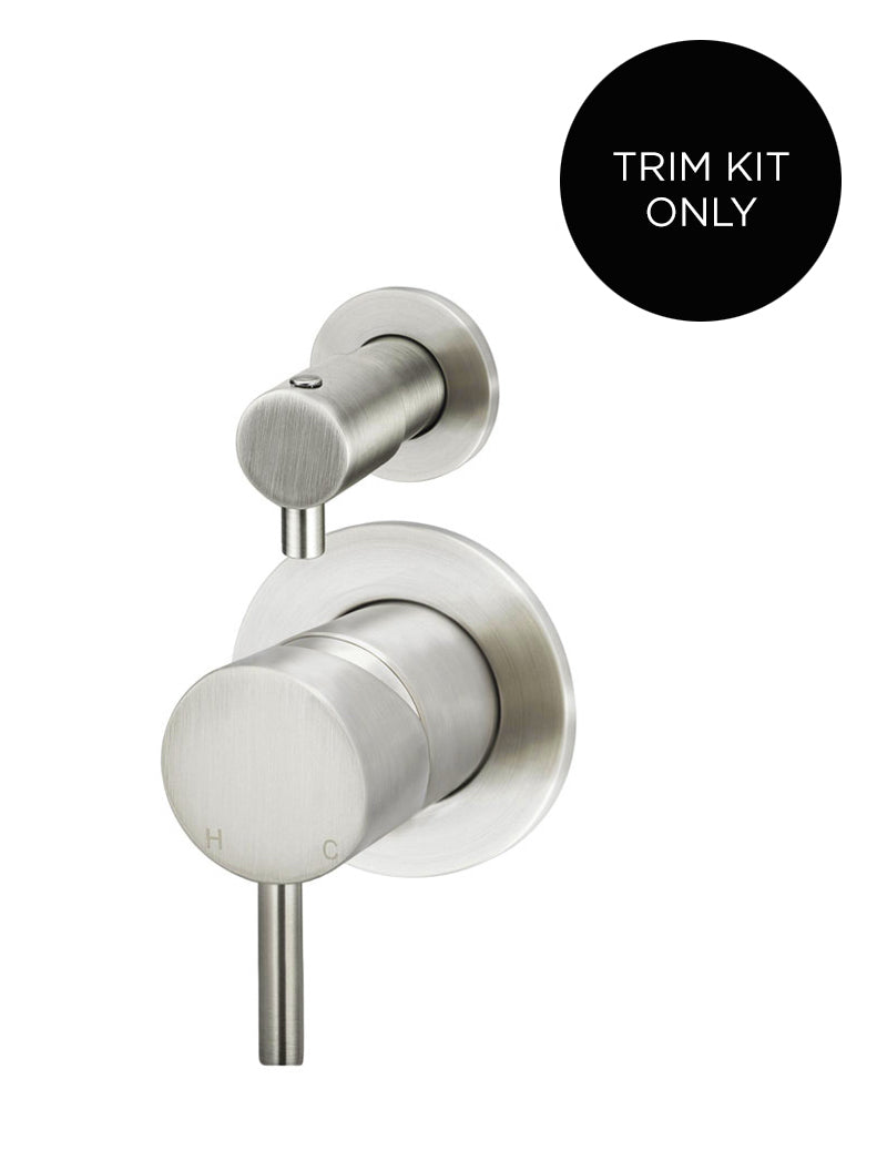 Meir Round Diverter Mixer Trim Kit (In-Wall Body Not Included) in Brushed Nickel