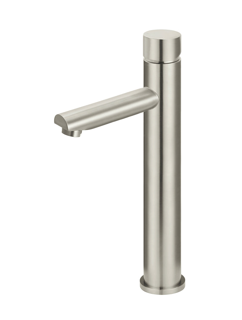 Meir Round Pinless Tall Basin Mixer in Brushed Nickel