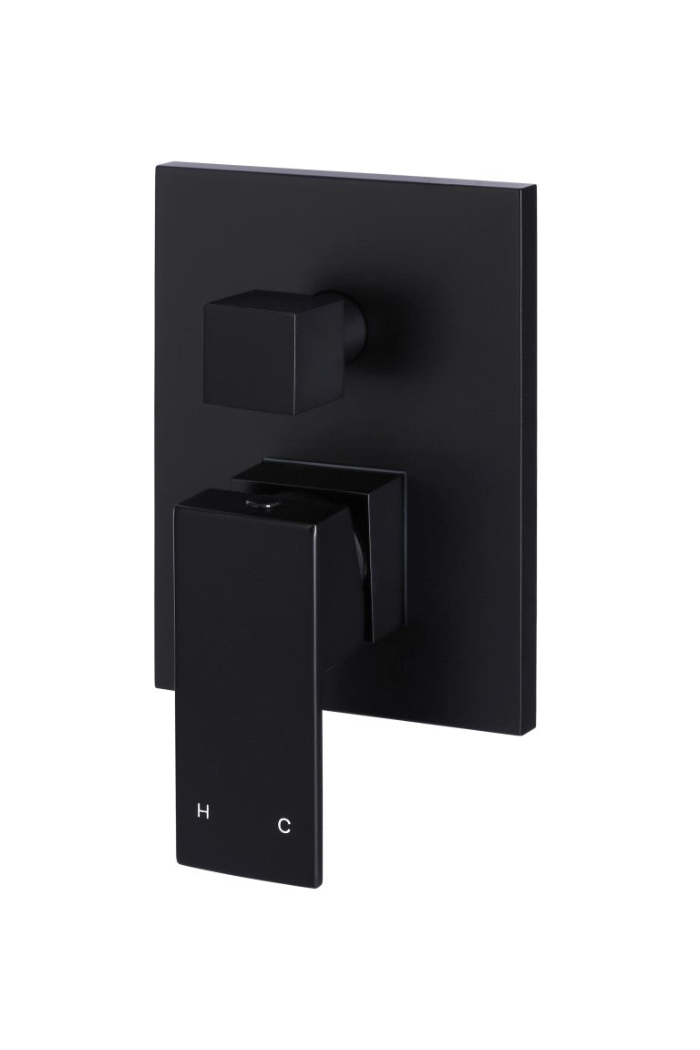 Meir Square Diverter Mixer in Matte Black