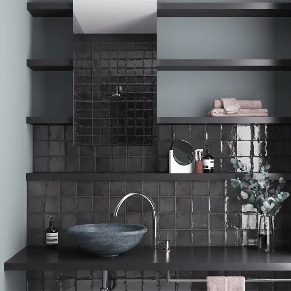 Elite Design Studio -  100x100mm Equipe Ceramicas - Altea Black