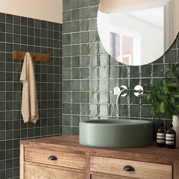 Elite Design Studio -  100x100mm Equipe Ceramicas - Altea Pine Green