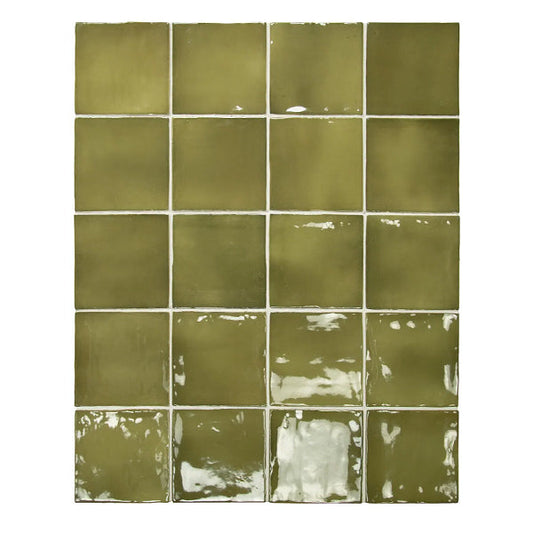 100x100mm Equipe Ceramicas - Manacor Basil Green