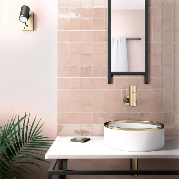 100x100mm Equipe Ceramicas - Manacor Blush Pink