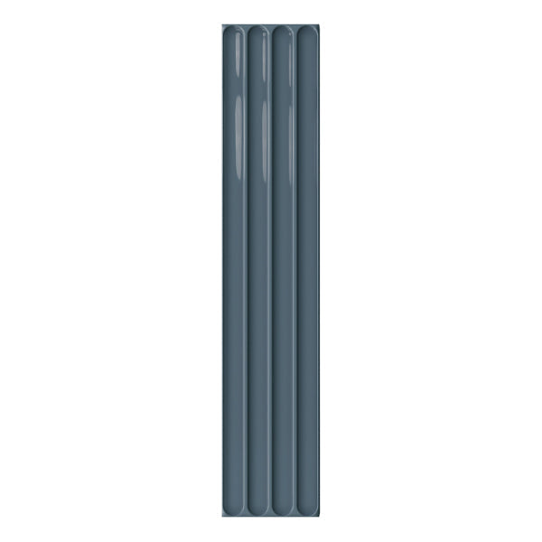 107x542mm DNA Tiles - Plinto In (Concave) Blue Gloss