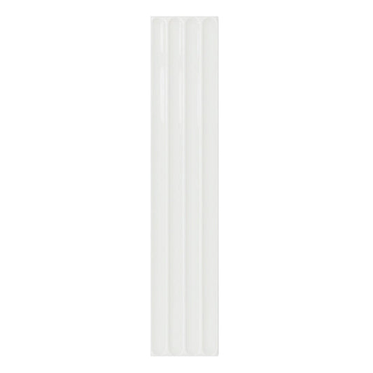 107x542mm DNA Tiles - Plinto In (Concave) White Gloss