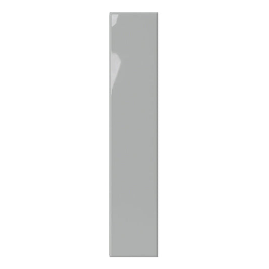 107x542mm DNA Tiles - Plinto Flat Grey Gloss