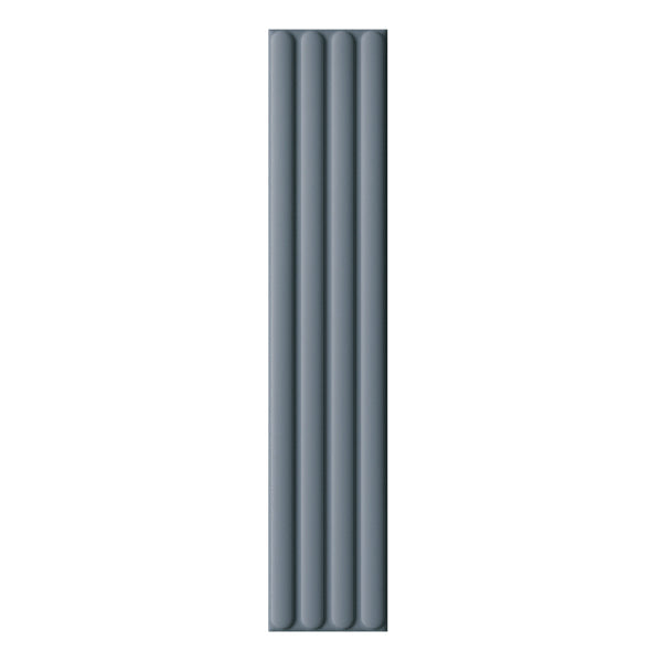 107x542mm DNA Tiles - Plinto Out (Flute) Blue Matt