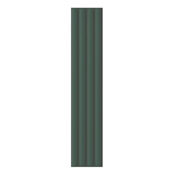 107x542mm DNA Tiles - Plinto Out (Flute) Green Matt