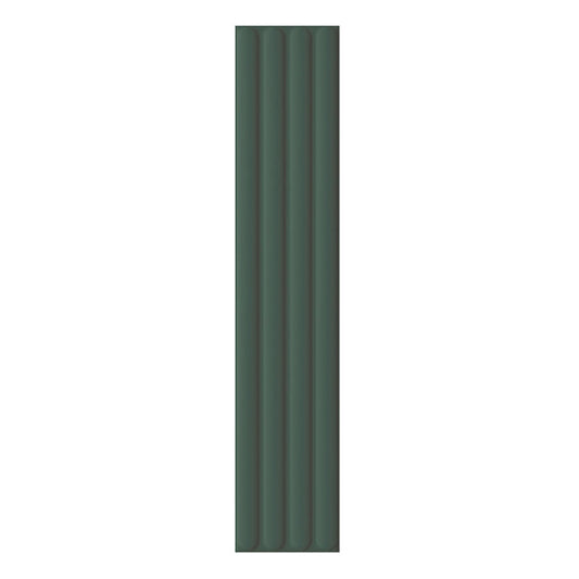 107x542mm DNA Tiles - Plinto Out (Flute) Green Matt