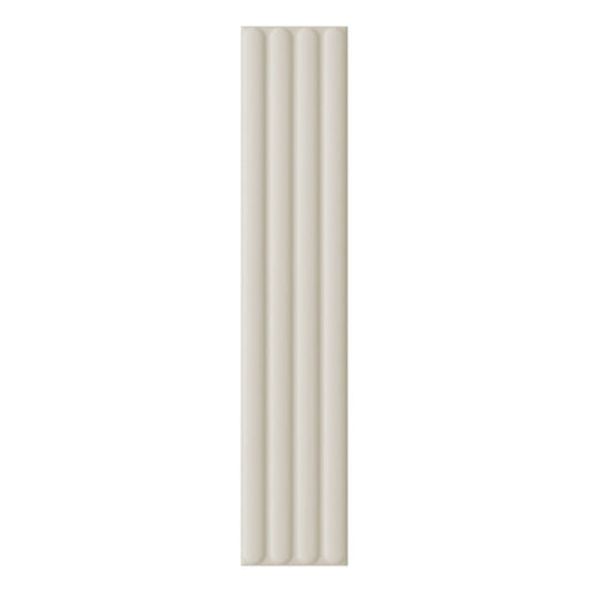 107x542mm DNA Tiles - Plinto Out (Flute) Greige Matt