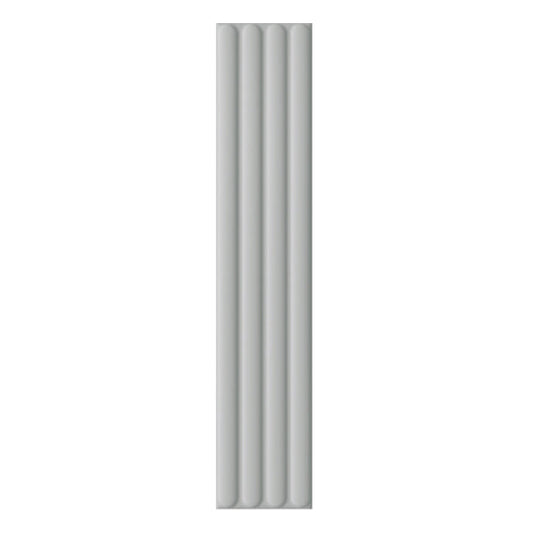 107x542mm DNA Tiles - Plinto Out (Flute) Grey Matt